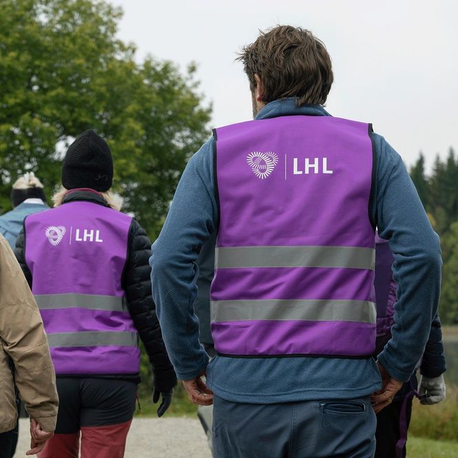 Hovedbilde LHL Markeringsvest Lilla