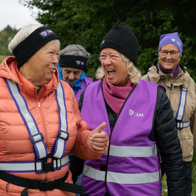 Hovedbilde LHL Markeringsvest Lilla